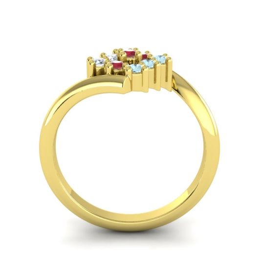 Simple Pave Bypass Navaza Ring