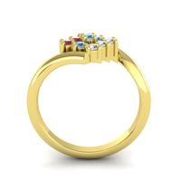 Simple Pave Bypass Navaza Ring