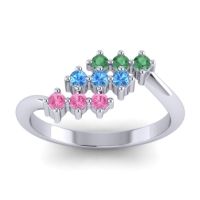 Simple Pave Bypass Pravat Ring