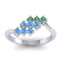 Simple Pave Bypass Pravat Ring