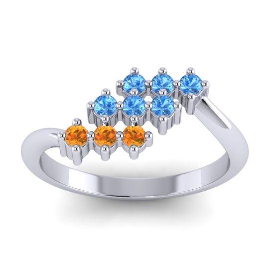 Simple Pave Bypass Pravat Ring