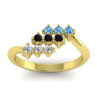 Simple Pave Bypass Pravat Ring