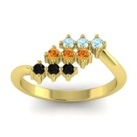 Simple Pave Bypass Pravat Ring
