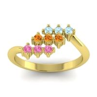 Simple Pave Bypass Pravat Ring