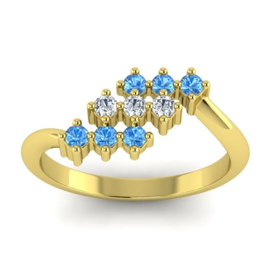 Simple Pave Bypass Pravat Ring