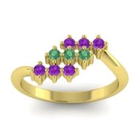 Simple Pave Bypass Pravat Ring