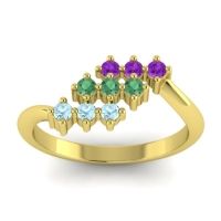 Simple Pave Bypass Pravat Ring