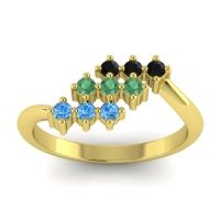 Simple Pave Bypass Pravat Ring