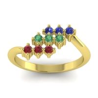 Simple Pave Bypass Pravat Ring
