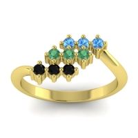 Simple Pave Bypass Pravat Ring