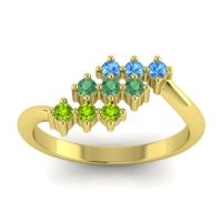 Simple Pave Bypass Pravat Ring