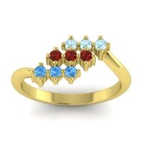 Simple Pave Bypass Pravat Ring