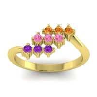 Simple Pave Bypass Pravat Ring