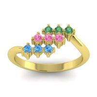 Simple Pave Bypass Pravat Ring