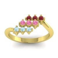 Simple Pave Bypass Pravat Ring