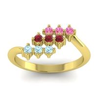 Simple Pave Bypass Pravat Ring