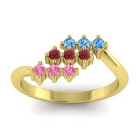 Simple Pave Bypass Pravat Ring