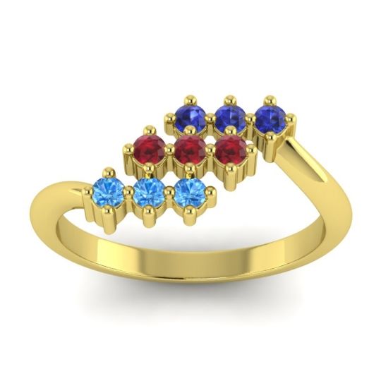 Simple Pave Bypass Pravat Ring