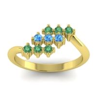 Simple Pave Bypass Pravat Ring