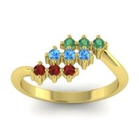 Simple Pave Bypass Pravat Ring