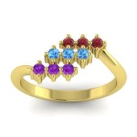 Simple Pave Bypass Pravat Ring