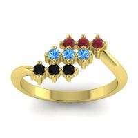 Simple Pave Bypass Pravat Ring
