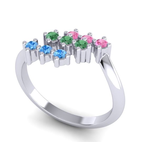 Simple Pave Bypass Pravat Ring