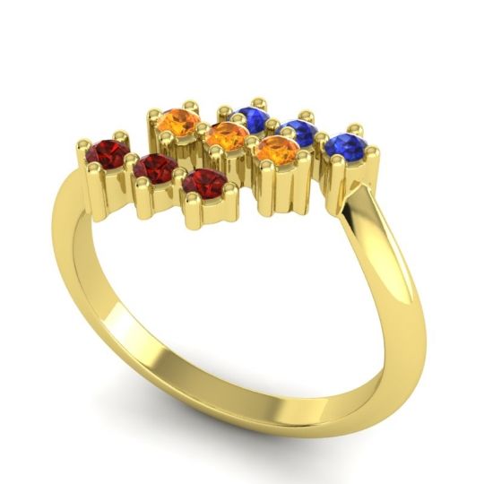 Simple Pave Bypass Pravat Ring