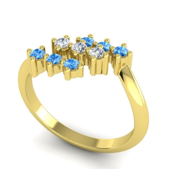 Simple Pave Bypass Pravat Ring