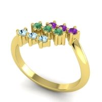 Simple Pave Bypass Pravat Ring