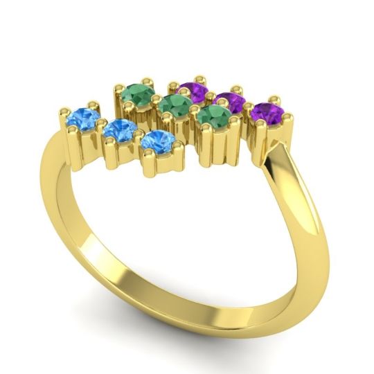 Simple Pave Bypass Pravat Ring