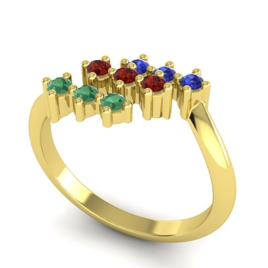 Simple Pave Bypass Pravat Ring