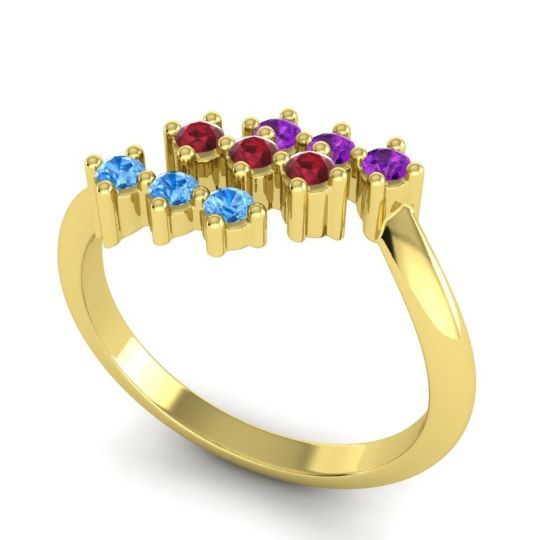 Simple Pave Bypass Pravat Ring