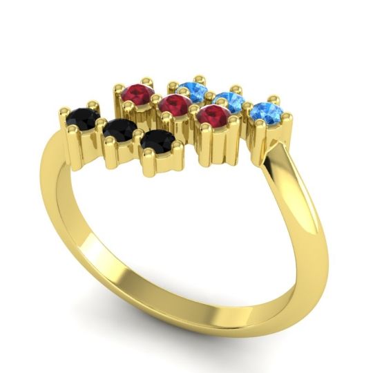 Simple Pave Bypass Pravat Ring