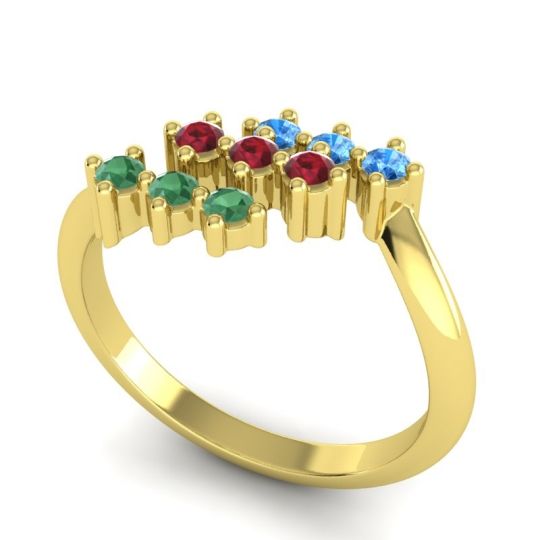 Simple Pave Bypass Pravat Ring