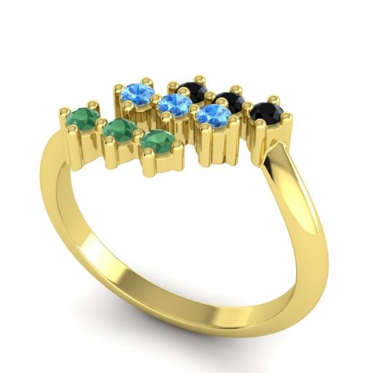 Simple Pave Bypass Pravat Ring