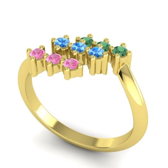 Simple Pave Bypass Pravat Ring