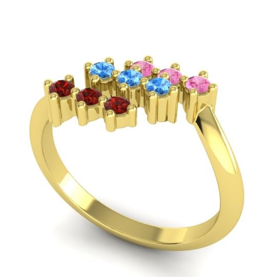 Simple Pave Bypass Pravat Ring