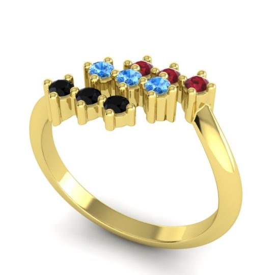 Simple Pave Bypass Pravat Ring