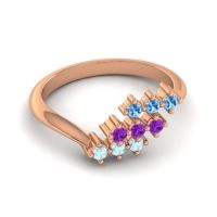 Simple Pave Bypass Pravat Ring