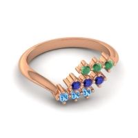 Simple Pave Bypass Pravat Ring
