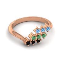 Simple Pave Bypass Pravat Ring