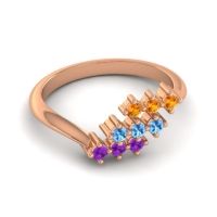 Simple Pave Bypass Pravat Ring
