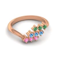 Simple Pave Bypass Pravat Ring