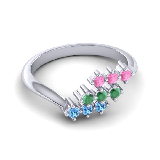 Simple Pave Bypass Pravat Ring