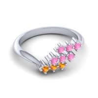 Simple Pave Bypass Pravat Ring