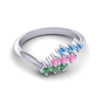 Simple Pave Bypass Pravat Ring
