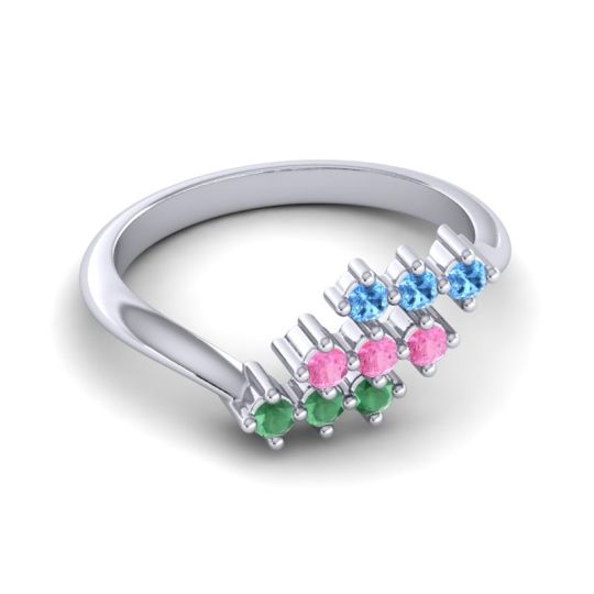 Simple Pave Bypass Pravat Ring