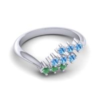 Simple Pave Bypass Pravat Ring