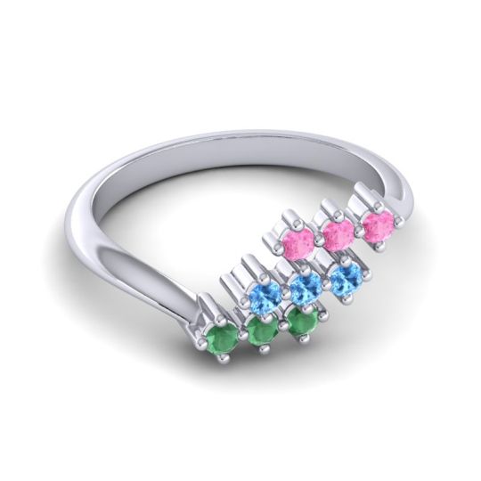 Simple Pave Bypass Pravat Ring